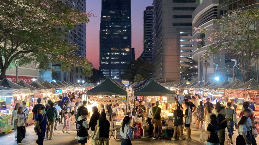 Vibe of the SWU Night Market.